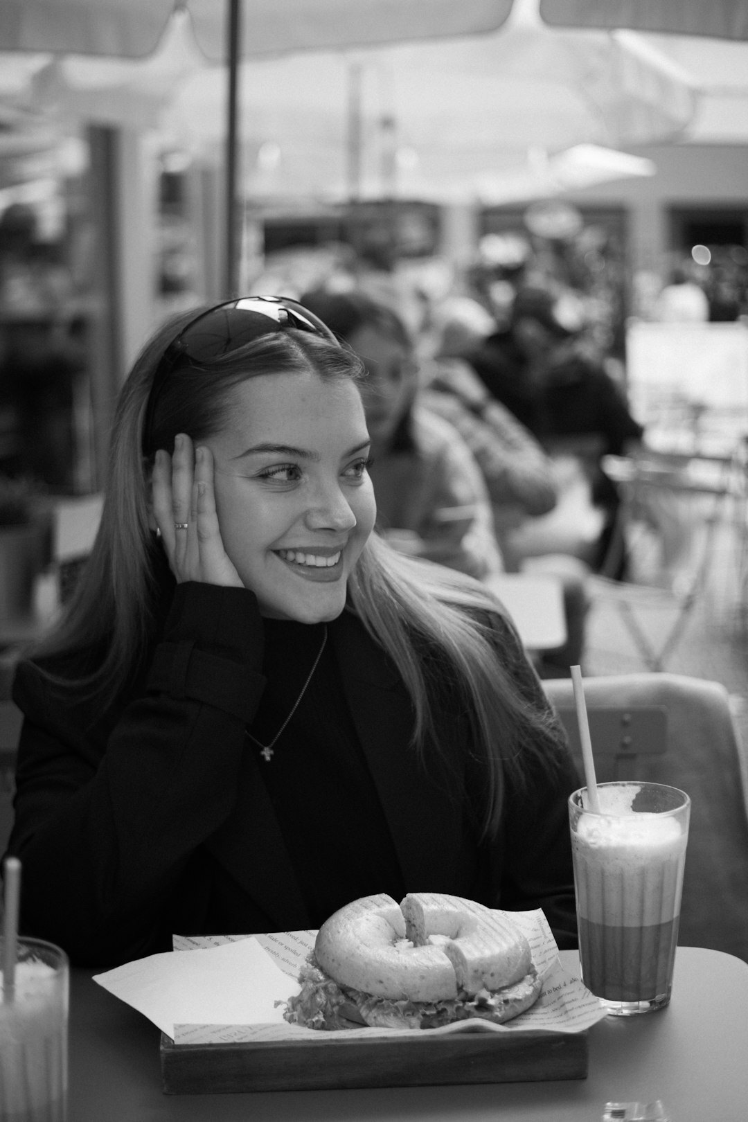 Portrait of a Czech female food editor and cooking writer