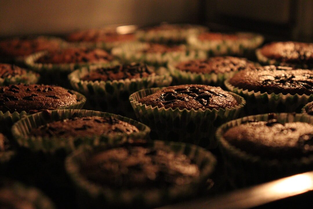 freshly baked muffins